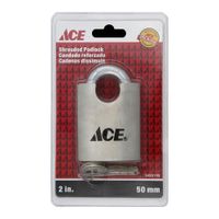 Candado Antipalanca Gancho Cubierto Acero Inoxidable 2 Plg - Ace