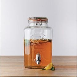Refresquera De Vidrio Con Dispensador De Bebida 5 Lts - Kilner