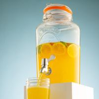 Refresquera De Vidrio Con Dispensador De Bebida 5 Lts - Kilner