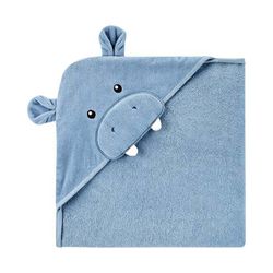 Toalla-De-Baño-Azul-Para-Niño-Diseño-De-Hipopotamo---Carters