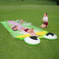 Deslizador de Agua Inflable con Diseño de Rana de 4.88 M