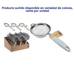 Colador De Acero Inoxidable Colores Surtidos - Koopman