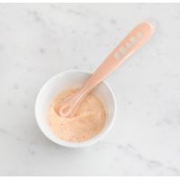 Set De 2 Cucharas Mis Primeras Comidas Rosado Y Gris - Beaba