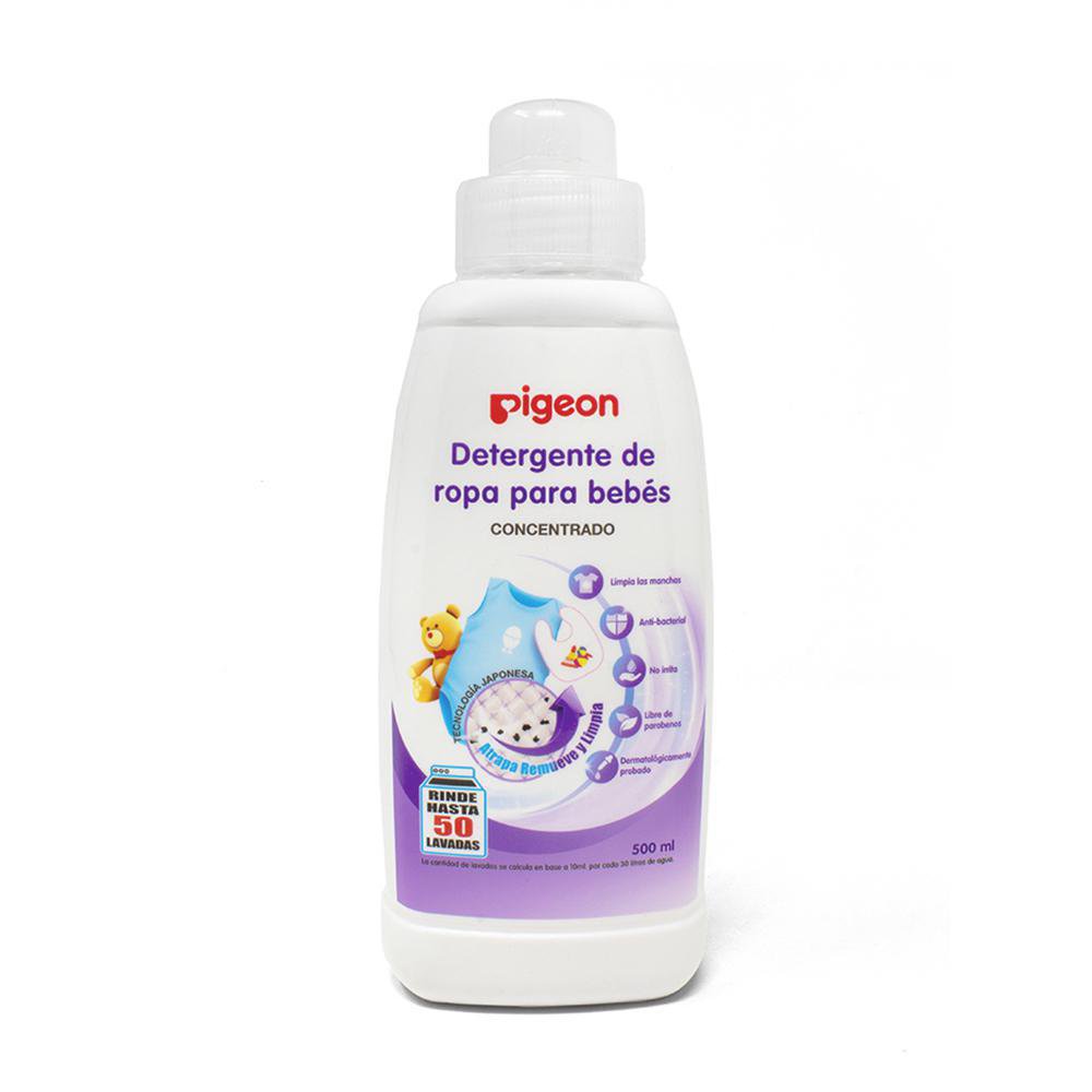 Detergente Líquido para Ropa de Bebé Fórmula Concentrada en Bote de 500 mL Detergente Líqu…