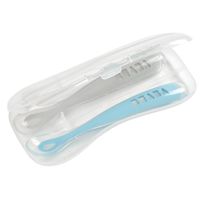 Set De 2 Cucharas Mis Primeras Comidas Celeste Y Gris - Beaba