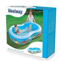 Piscina Inflable Ovalada Diseño Marino 2.62X1.57X0.46 M - Bestway