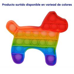 Juguete-Pop-It-Antiestres-Diseño-De-Perro-Colores-Surtidos-