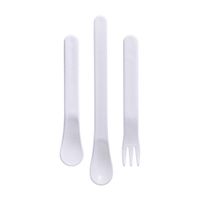 Set De 3 Pzas Cucharas Y Tenedor Para Niños - Pigeon