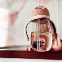 Vaso Entrenador Con Pajilla Para Niña 300 Ml - Beaba