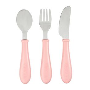 Set De 3 Pzas Cubiertos 3ra Etapa Para Niña - Beaba