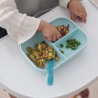 Set De 2 Pzas Plato De Succión Y Cuchara Para Niño - Beaba