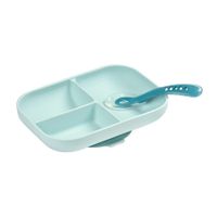 Set De 2 Pzas Plato De Succión Y Cuchara Para Niño - Beaba