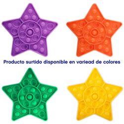 Juguete-Pop-It-Antiestres-Diseño-De-Estrella-Colores-Surtidos-