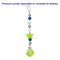 Sujetador De Silicón Para Pacificador Diseños Surtidos - Cutebabies