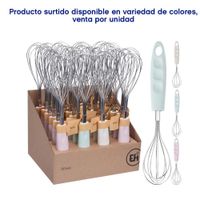 Batidor Inoxidable 25 Cm Colores Surtidos - Koopman