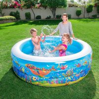 Piscina Splash And Play Inflable Redonda 1.96X0.53 Mts - Bestway
