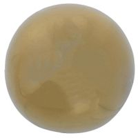 Esfera Decorativa Beige Lisa De Cerámica 10.5 Cm - Concepts