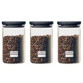 Set De 3 Frascos Con Cierre A Presión De 34 Oz - Bodum