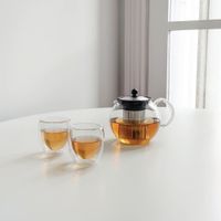 Tetera De Vidrio Con Filtro Capacidad De 1 Lt - Bodum