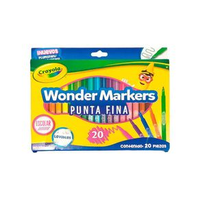 Marcadores De Punta Fina Multicolores 20 Colores - Crayola