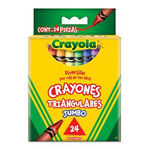 Caja De Crayones Triangulares Jumbo 24 Colores - Crayola
