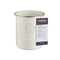 Frasco Para Utensilios De Cocina Acero Inoxidable Blanco - Typhoon