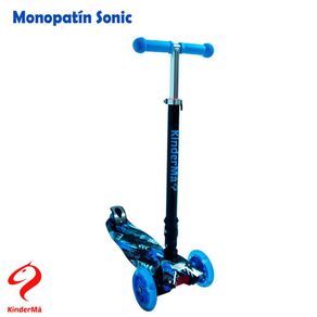 Monopatín Sonic De 3 Ruedas - Kinderma