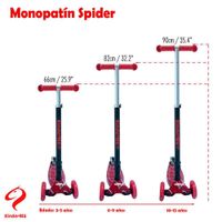 Monopatín Spider De 3 Ruedas - Kinderma