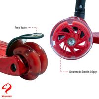 Monopatín Spider De 3 Ruedas - Kinderma