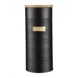Frasco De Acero Inoxidable Negro Para Pastas 2 Lts - Typhoon