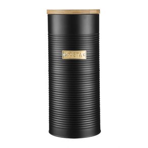 Frasco De Acero Inoxidable Negro Para Pastas 2 Lts - Typhoon