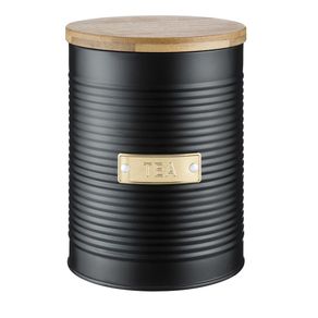 Frasco De Acero Inoxidable Negro Para Té 1.4 Lts - Typhoon