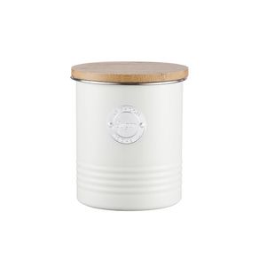 Frasco De Acero Inoxidable Blanco Para Azúcar 1 Lt - Typhoon