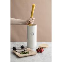 Frasco De Acero Inoxidable Blanco Para Pastas 2.5 Lts - Typhoon