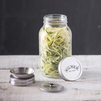 Frasco De Vidrio Con Espiralizador 1 Lt - Kilner