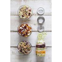 Frasco De Vidrio Con Espiralizador 1 Lt - Kilner
