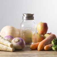 Frasco De Vidrio Con Espiralizador 1 Lt - Kilner