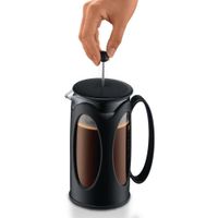Cafetera Press Negra Y Transparente Capacidad Para 8 Tazas - Bodum