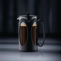 Cafetera Press Negra Y Transparente Capacidad Para 8 Tazas - Bodum