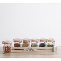 Frasco De Vidrio Cuadrado Con Clip 70 Ml - Kilner