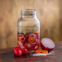Set De 2 Frascos De Vidrio Para Fermentación 1 Lt - Kilner