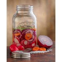 Set De 2 Frascos De Vidrio Para Fermentación 1 Lt - Kilner