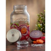 Set De 2 Frascos De Vidrio Para Fermentación 1 Lt - Kilner