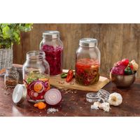 Set De 2 Frascos De Vidrio Para Fermentación 1 Lt - Kilner