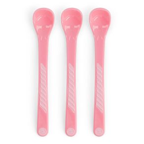 Set De 3 Cucharas Rosadas Para Niños - Twistshake