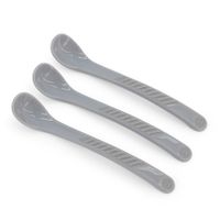 Set De 3 Cucharas Gris Para Niños - Twistshake