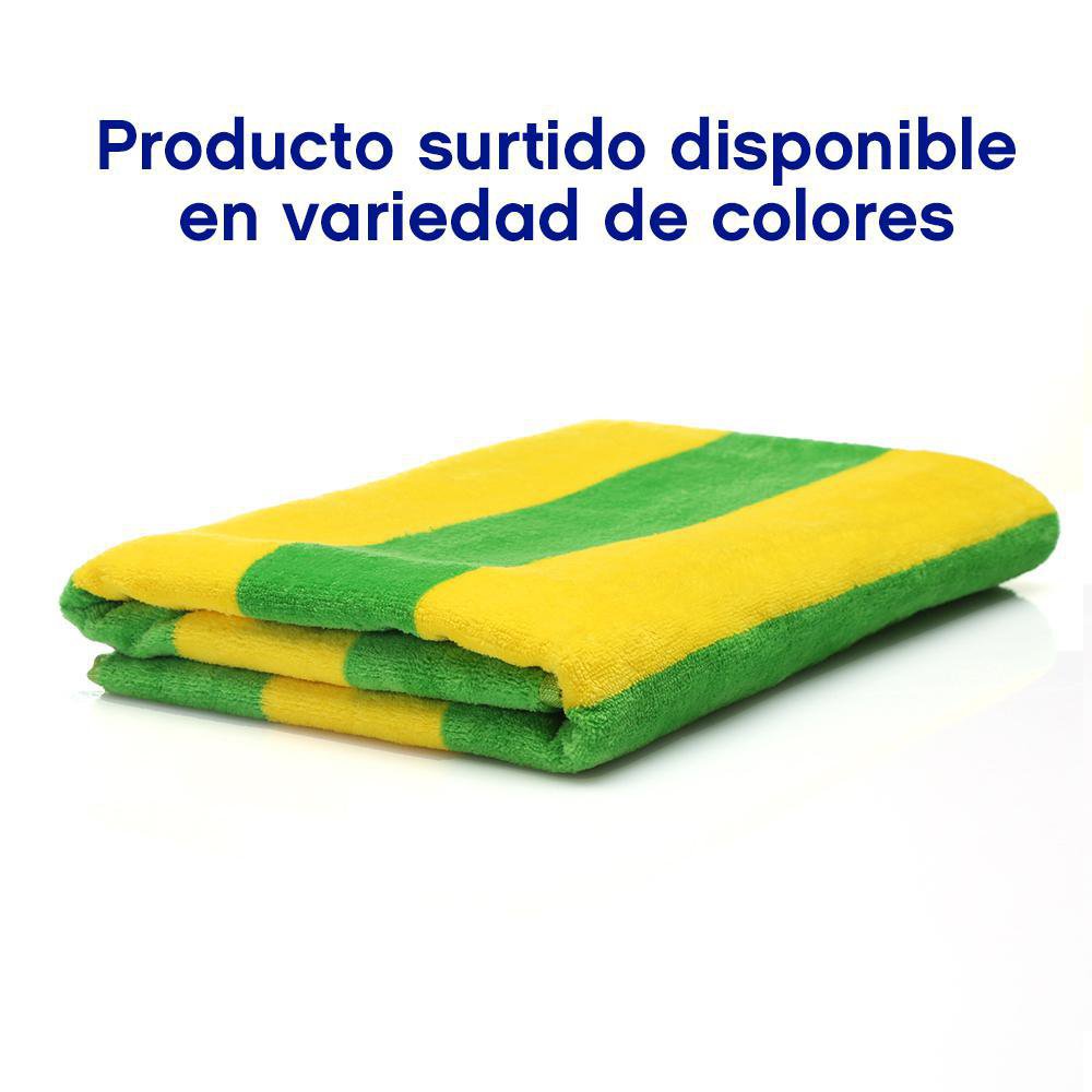 Toalla de Playa de Algodón 76 x 152 cm Diseño Selina Colores Surtidos