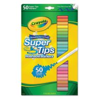 Caja De Marcadores Super Tips Multicolores 50 Unidades - Crayola