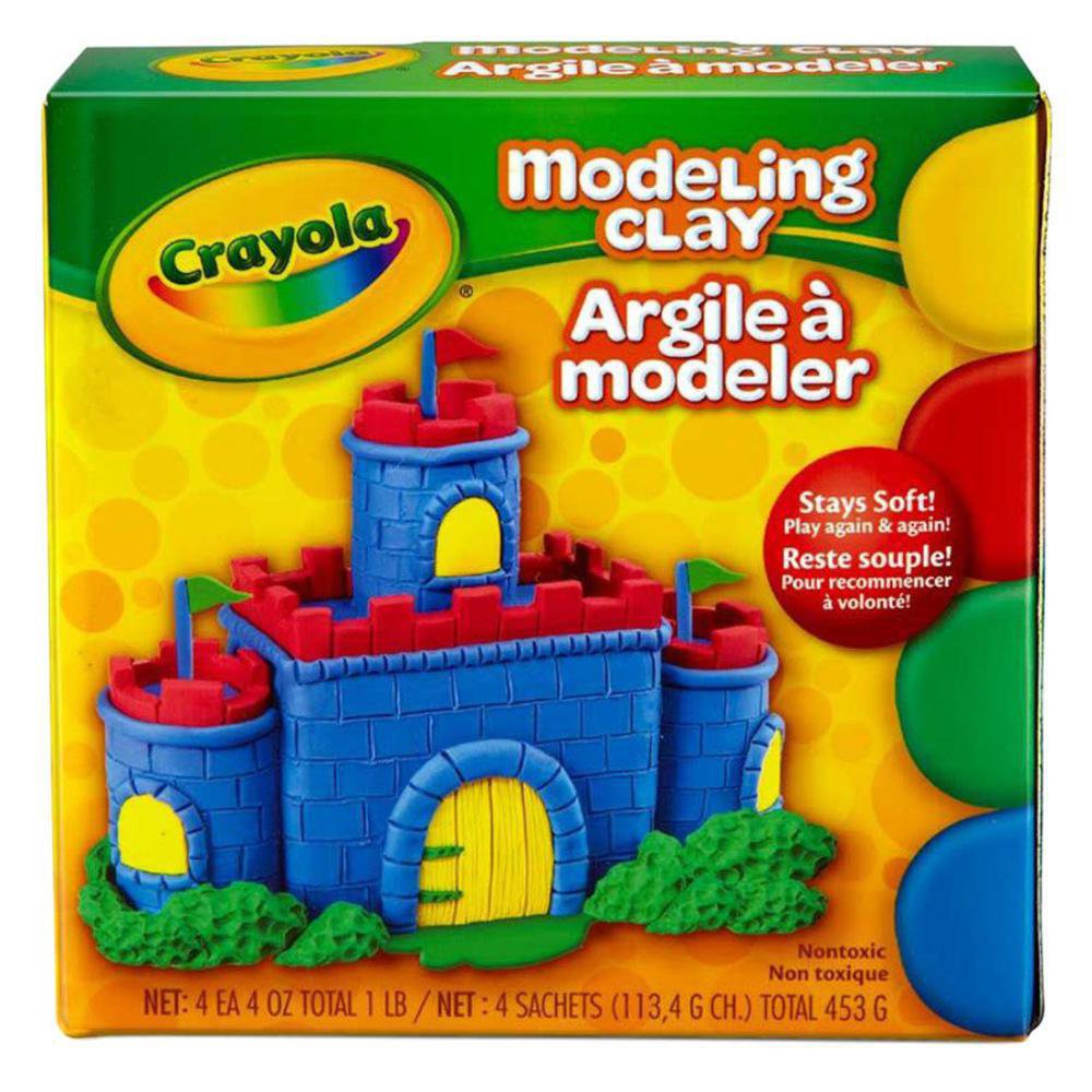 Caja de Plasticina de 4 Unidades de 453 Gramos Caja De Plastilina De 4 Colores 453 Gr - Cr…