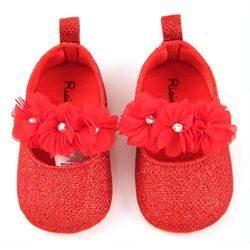 Zapatos-Rojos-Para-Niña-Con-Diseño-De-Flores---Abg-Accessories
